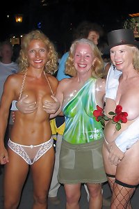 unexperienced aged out and about with their jugs dangling out 12-inch